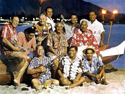 Duke Kahanamoku and The Beachboys at Waikiki
