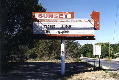 Marquee, looking west