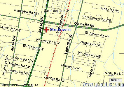 Street Map from MapBlast